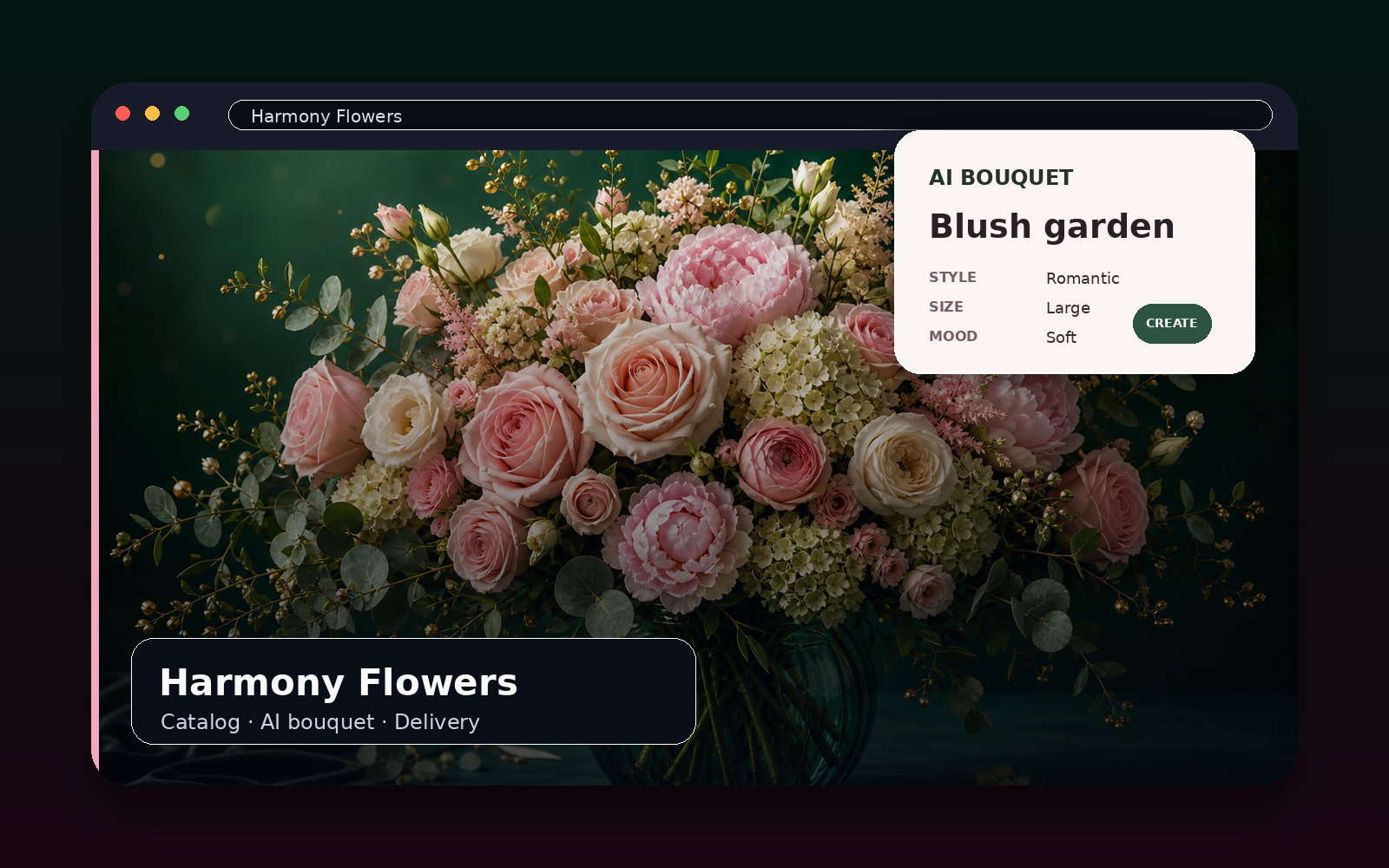 Project preview: Harmony Flowers