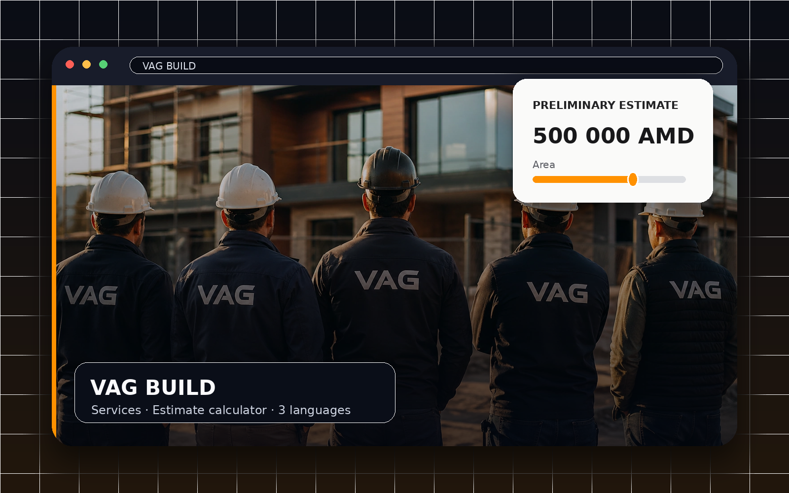 Project preview: VAG BUILD